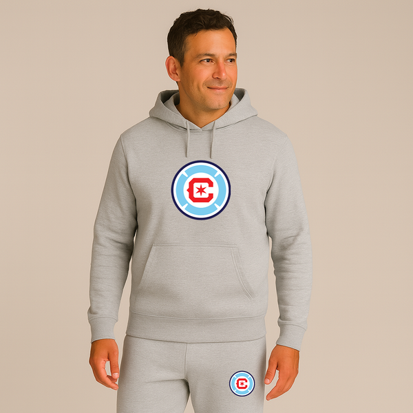 Men's Chicago Fire Soccer Hoodie Joggers Set