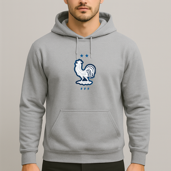 Men's France National Soccer Team Pullover Hoodie