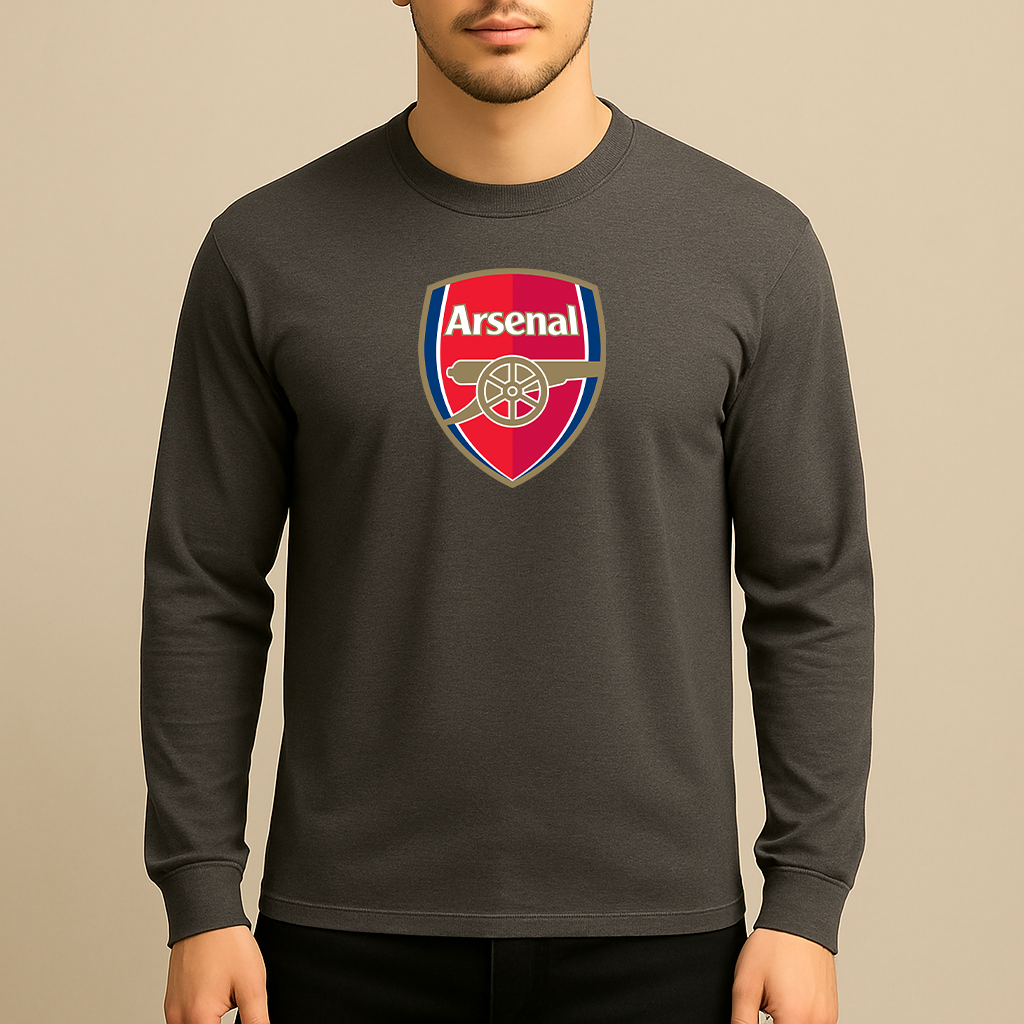 Men's Arsenal Soccer Long Sleeve T-Shirt