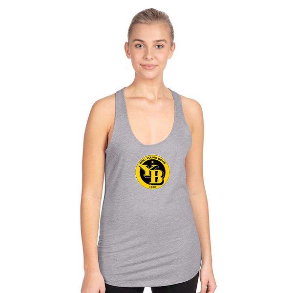 Women's Young Boys Soccer Next Level Ideal Racerback Tank