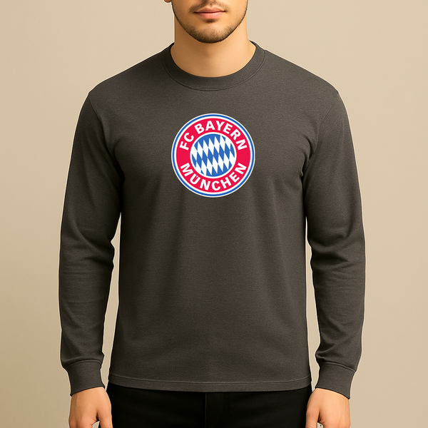 Men's F.C. Bayern Munchen Soccer Long Sleeve T-Shirt