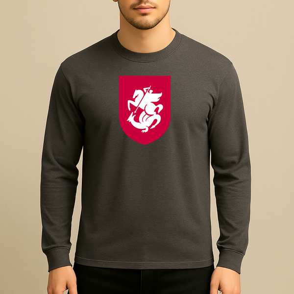Men's Georgia National Soccer Team Long Sleeve T-Shirt