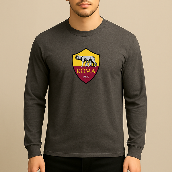 Men's AS Roma FC Long Sleeve T-Shirt