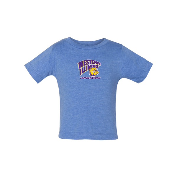 Western Illinois Leathernecks  BELLA CANVAS Infant Jersey Tee