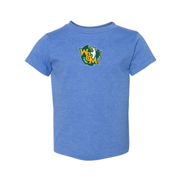 William and Mary Tribe BELLA  CANVAS Toddler Jersey Tee