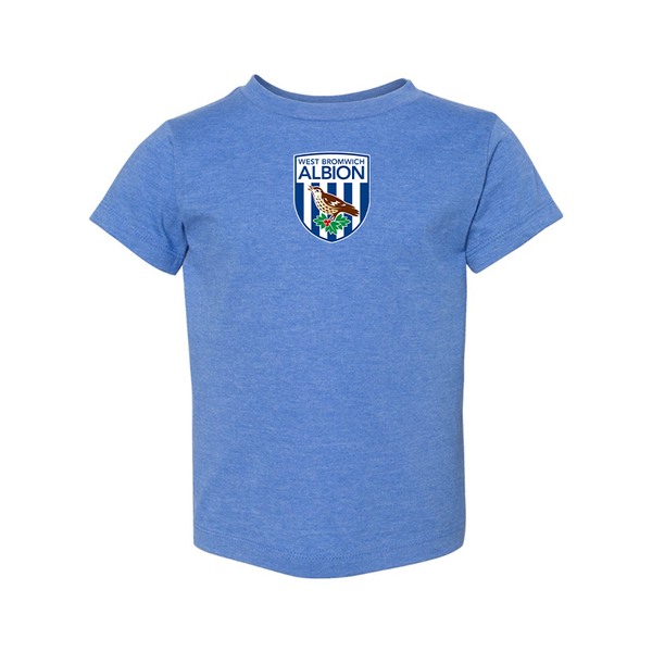 West Bromwich Albion Soccer BELLA  CANVAS Toddler Jersey Tee