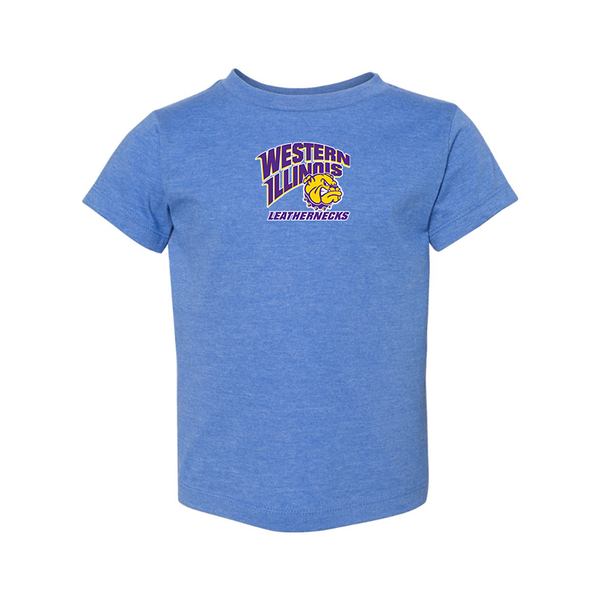 Western Illinois Leathernecks BELLA  CANVAS Toddler Jersey Tee