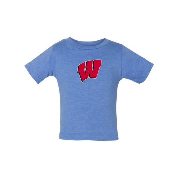 Wisconsin Badgers BELLA CANVAS Infant Jersey Tee