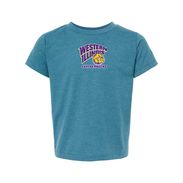 Western Illinois Leathernecks BELLA  CANVAS Toddler Jersey Tee