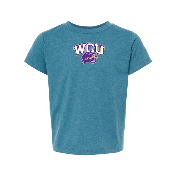Western Carolina Catamounts BELLA  CANVAS Toddler Jersey Tee