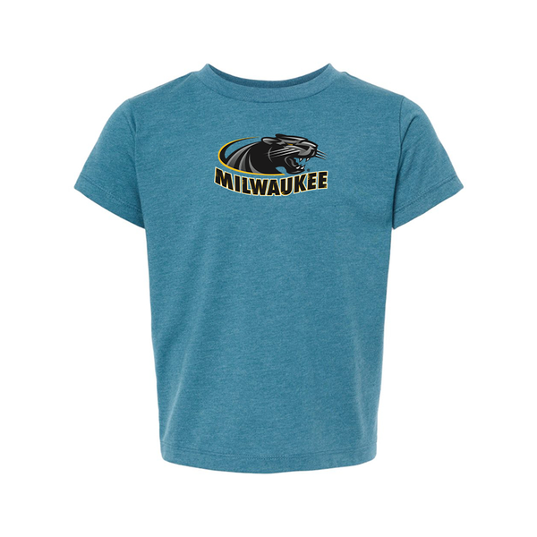 Wisconsin Milwaukee Panthers BELLA  CANVAS Toddler Jersey Tee