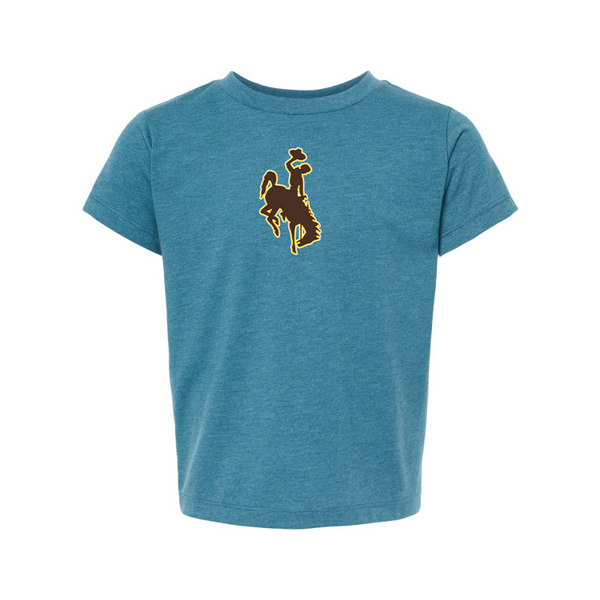 Wyoming Cowboys BELLA  CANVAS Toddler Jersey Tee