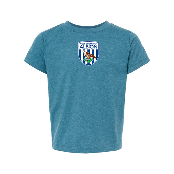 West Bromwich Albion Soccer BELLA  CANVAS Toddler Jersey Tee