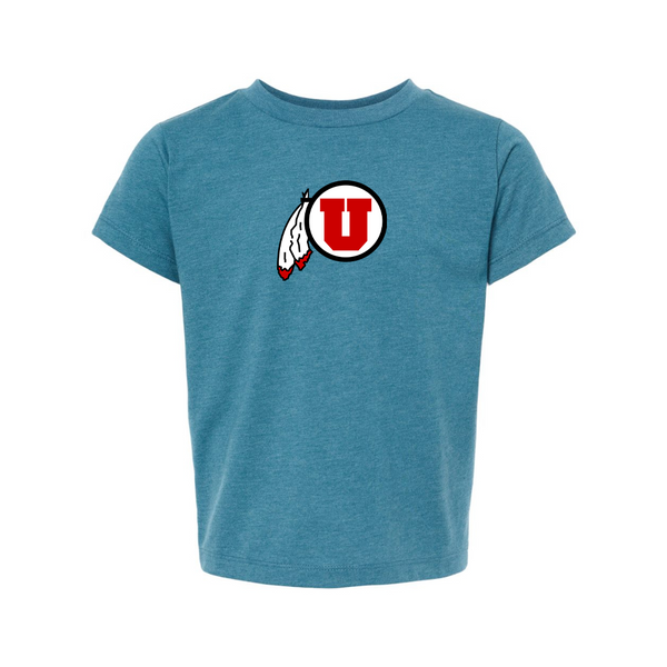 Utah Utes BELLA  CANVAS Toddler Jersey Tee