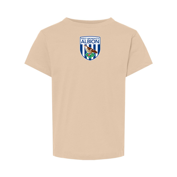 West Bromwich Albion Soccer BELLA  CANVAS Toddler Jersey Tee