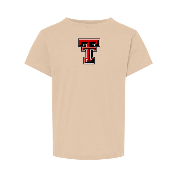 Texas Tech Red Raiders  BELLA  CANVAS Toddler Jersey Tee