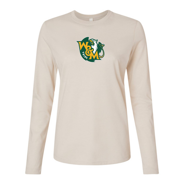 BELLA CANVAS Women’s William and Mary Tribe Jersey Long Sleeve Tee
