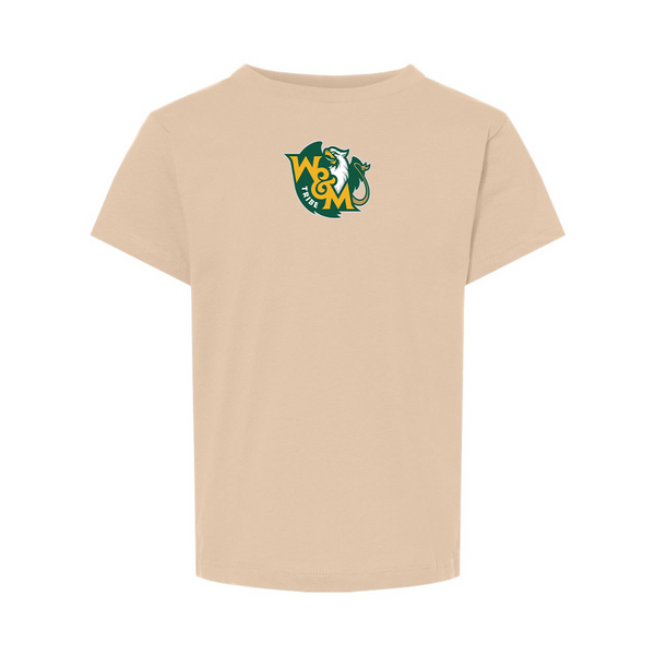 William and Mary Tribe BELLA  CANVAS Toddler Jersey Tee