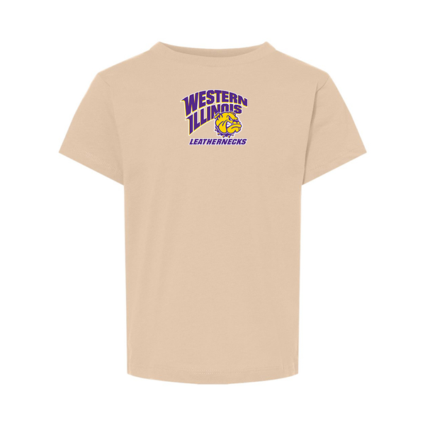 Western Illinois Leathernecks BELLA  CANVAS Toddler Jersey Tee