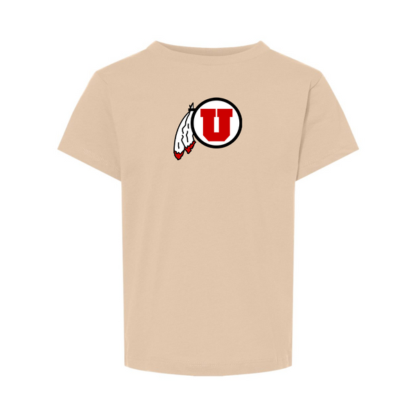 Utah Utes BELLA  CANVAS Toddler Jersey Tee