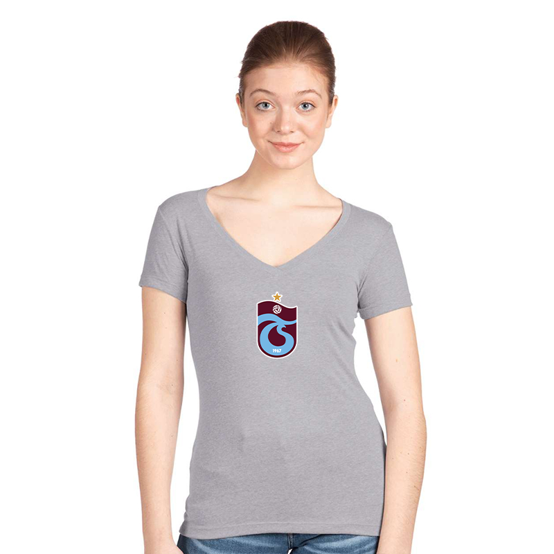 Women's Trabzonspor Soccer  V-Neck T-Shirt