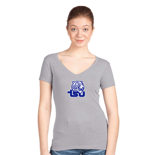 Women's Tennessee State Tigers  Next Level V-Neck T-Shirt