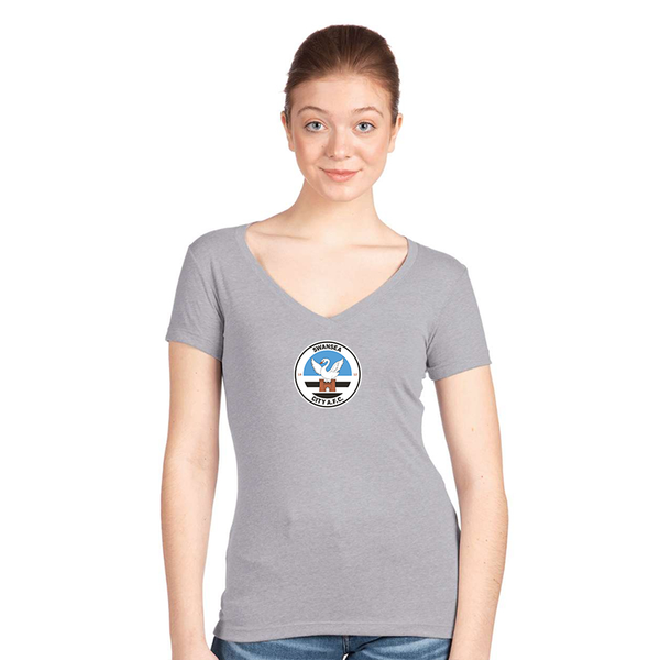 Women's Swansea City Soccer  Next Level V-Neck T-Shirt