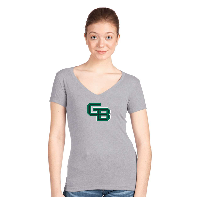 Women's  Wisconsin Green Bay Phoenix  V-Neck T-Shirt