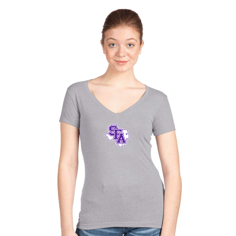 Women's  Stephen F. Austin Lumberjacks   V-Neck T-Shirt