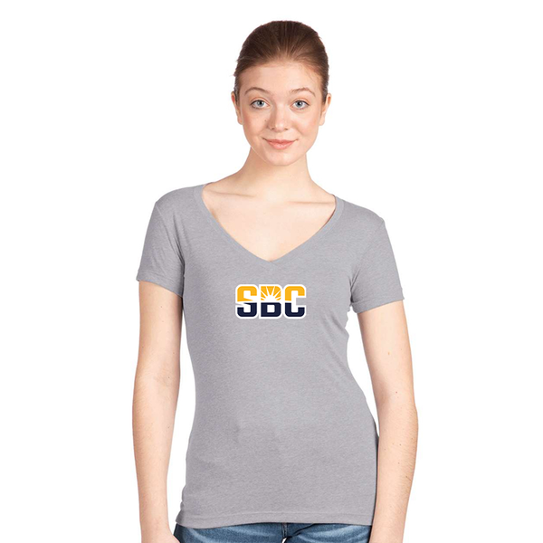 Women's Sun Belt Conferencer  Next Level V-Neck T-Shirt