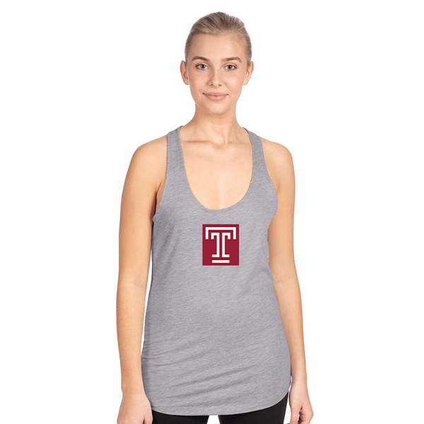 Women's Temple Owls Next Level Ideal Racerback Tank