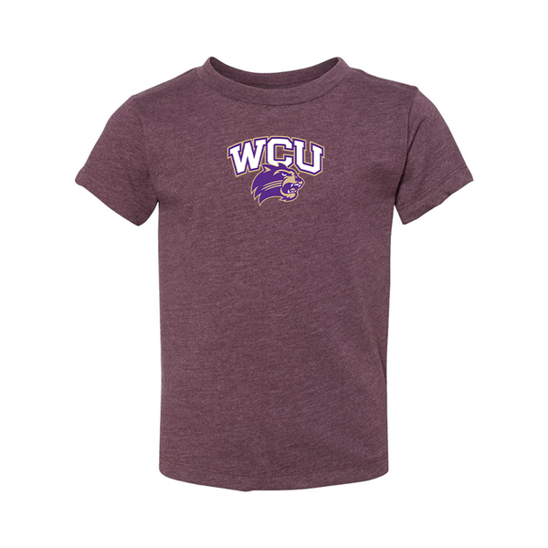 Western Carolina Catamounts BELLA  CANVAS Toddler Jersey Tee