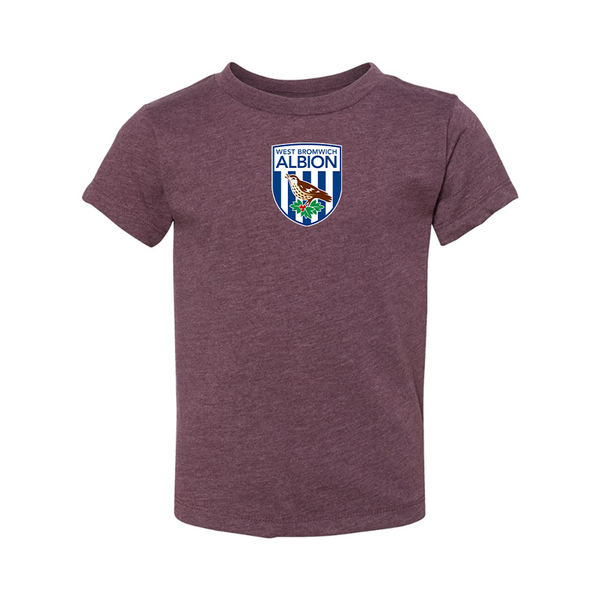 West Bromwich Albion Soccer BELLA  CANVAS Toddler Jersey Tee