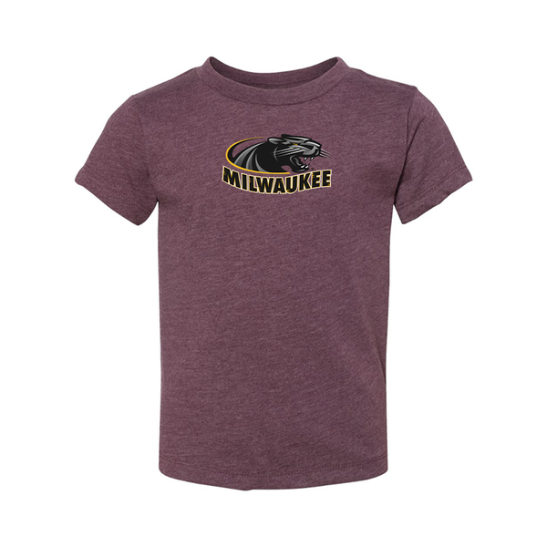 Wisconsin Milwaukee Panthers BELLA  CANVAS Toddler Jersey Tee