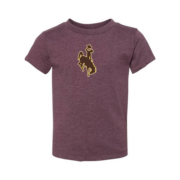 Wyoming Cowboys BELLA  CANVAS Toddler Jersey Tee