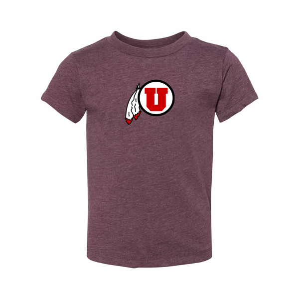 Utah Utes BELLA  CANVAS Toddler Jersey Tee