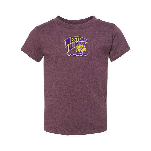 Western Illinois Leathernecks BELLA  CANVAS Toddler Jersey Tee