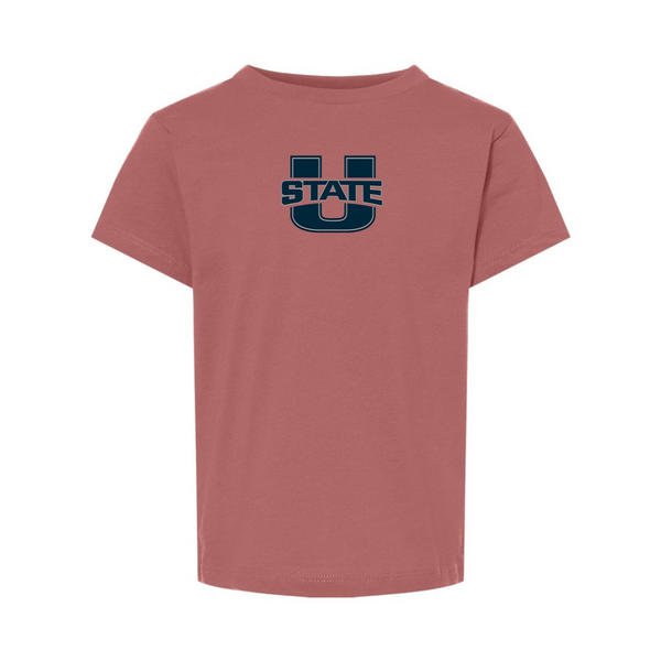 Utah State Aggies BELLA  CANVAS Toddler Jersey Tee