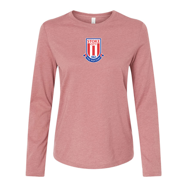 BELLA CANVAS Women’s Stoke City Soccer Jersey Long Sleeve Tee