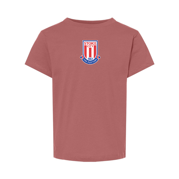 Stoke City Soccer  BELLA  CANVAS Toddler Jersey Tee