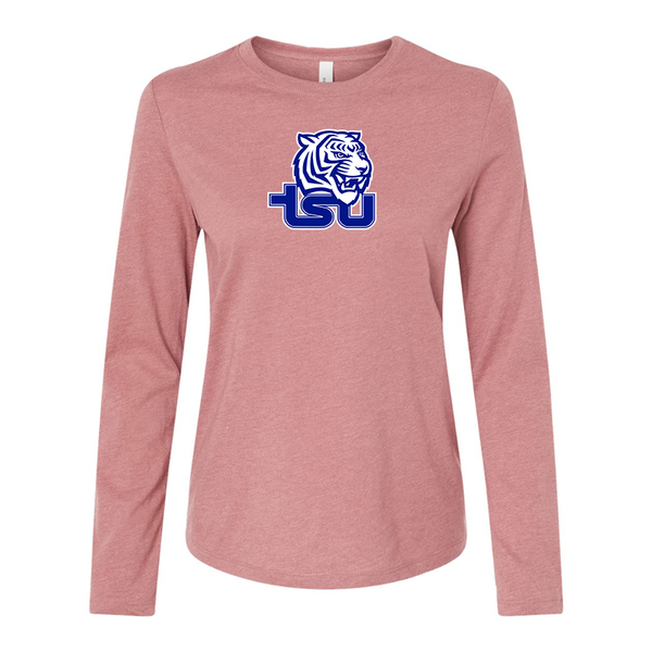 BELLA CANVAS Women’s Tennessee State Tigers Jersey Long Sleeve Tee
