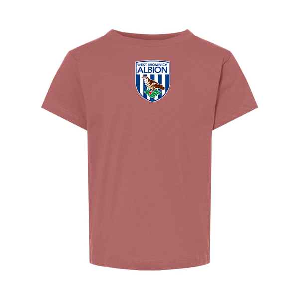 West Bromwich Albion Soccer BELLA  CANVAS Toddler Jersey Tee