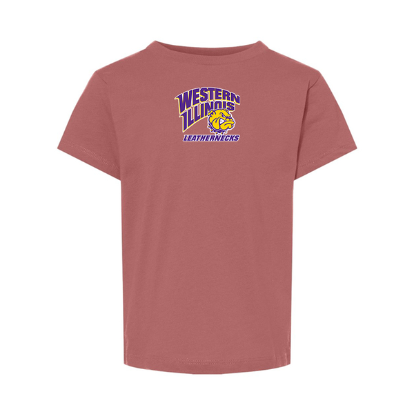 Western Illinois Leathernecks BELLA  CANVAS Toddler Jersey Tee