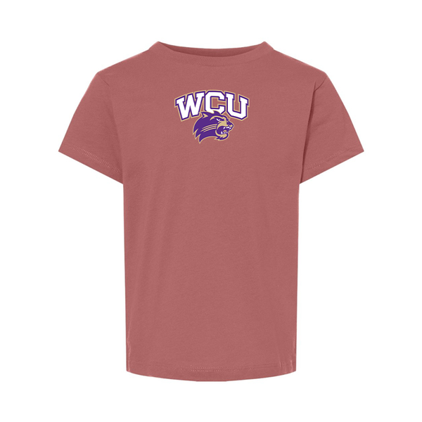 Western Carolina Catamounts BELLA  CANVAS Toddler Jersey Tee