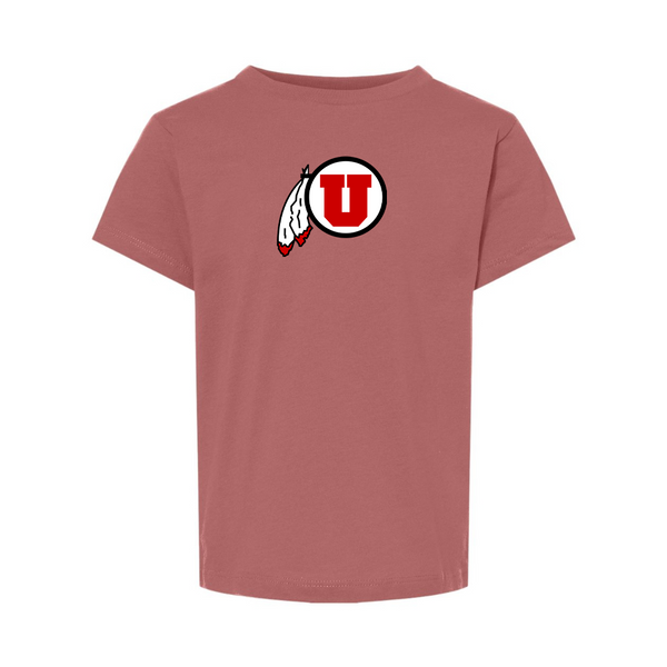 Utah Utes BELLA  CANVAS Toddler Jersey Tee