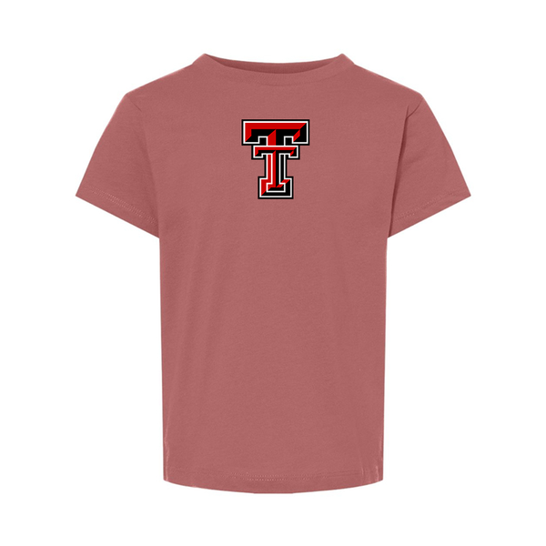 Texas Tech Red Raiders  BELLA  CANVAS Toddler Jersey Tee