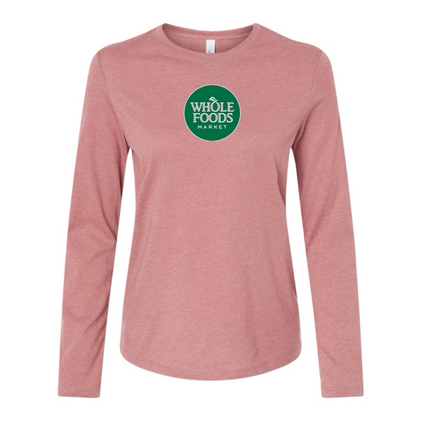 BELLA CANVAS Women’s Whole Foods Market Jersey Long Sleeve Tee