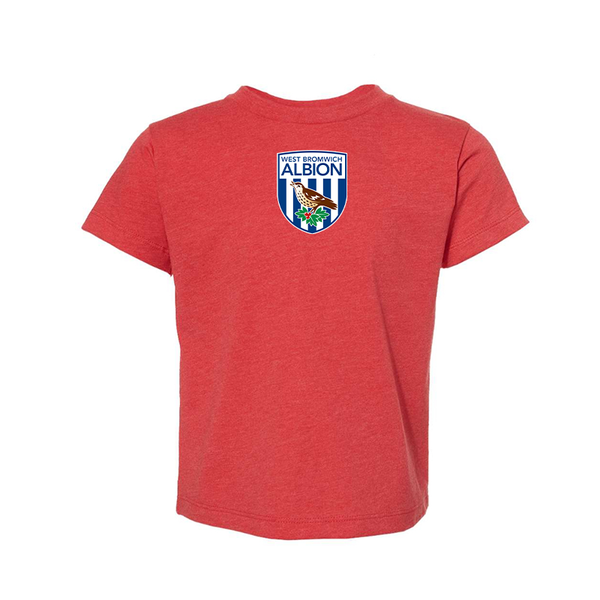 West Bromwich Albion Soccer BELLA  CANVAS Toddler Jersey Tee