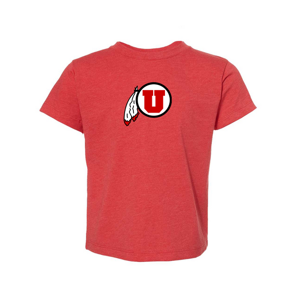 Utah Utes BELLA  CANVAS Toddler Jersey Tee