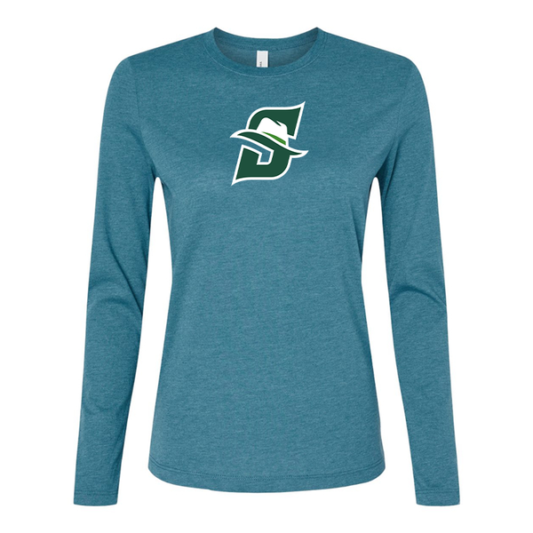 BELLA CANVAS Women’s  Stetson Hatters Jersey Long Sleeve Tee
